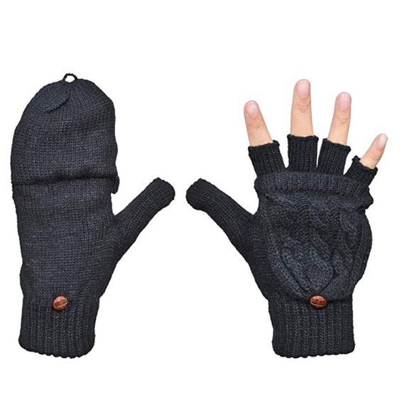 Women's Winter Gloves Warm Wool Knitted - Picture 4 of 7